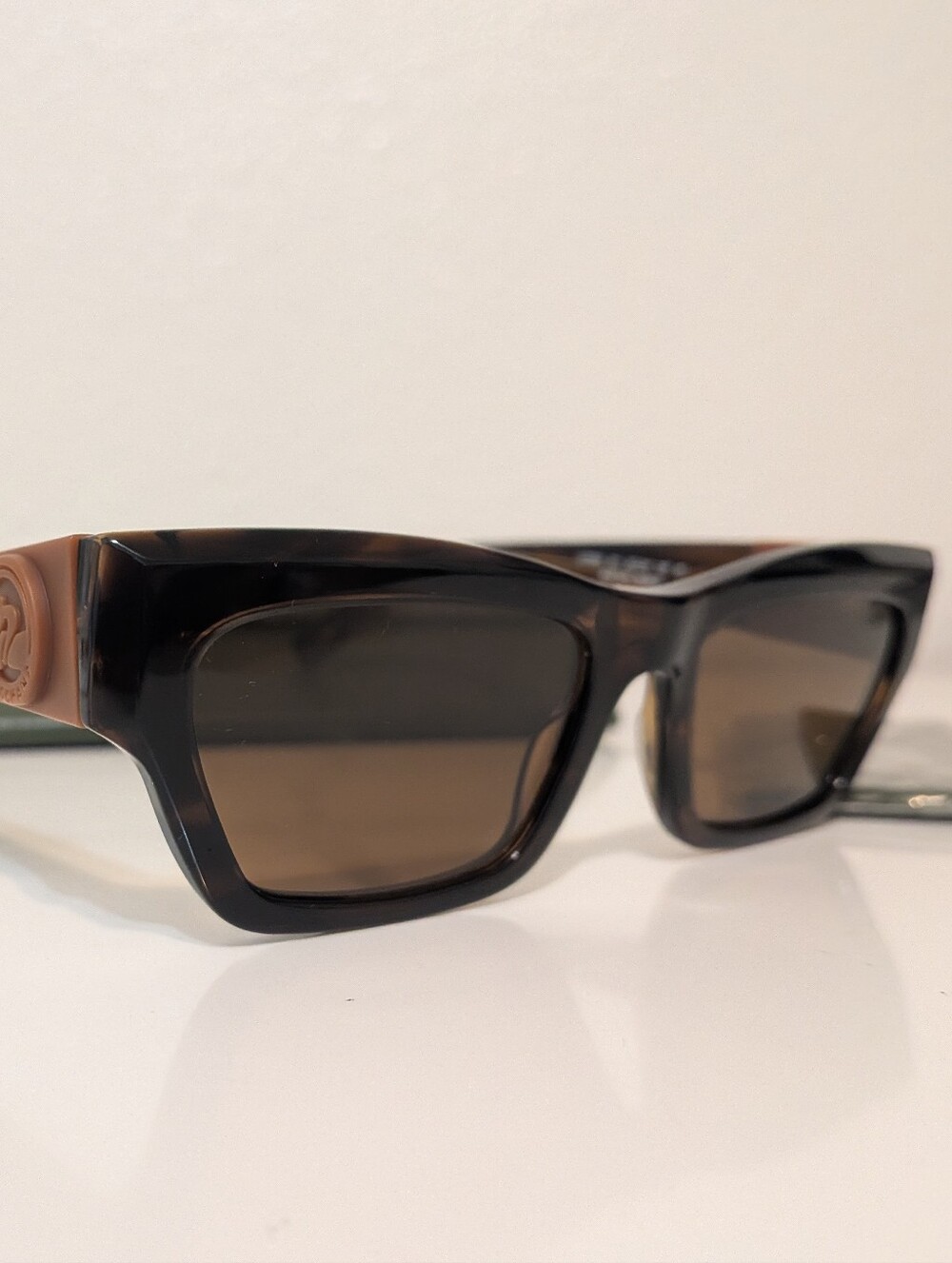 Lonchamp Brown Tortoise Modern Sunnies Nib - Picture 4 of 7